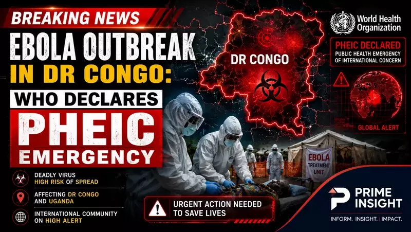 Ebola Outbreak in DR Congo: WHO Declares PHEIC Emergency 1 Ebola Outbreak in DR Congo WHO Declares PHEIC Emergency