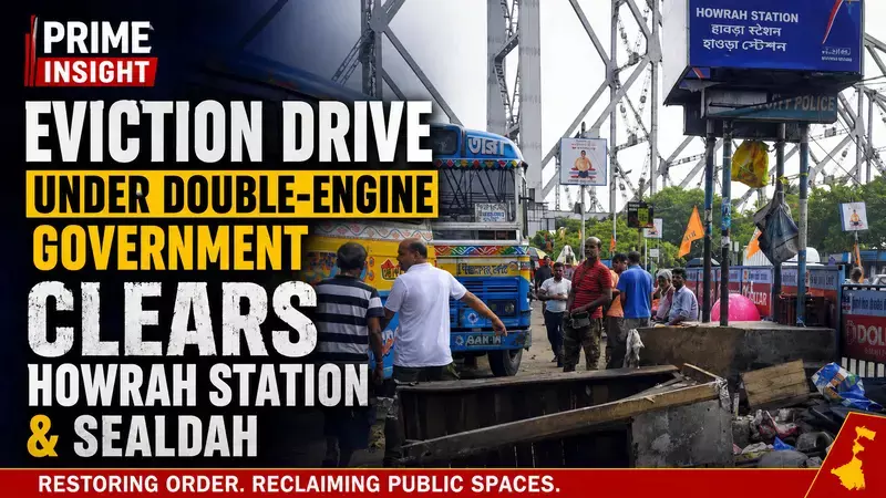 Eviction Drive Under Double-Engine Government Clears Howrah Station & Sealdah 1 Eviction Drive Under Double-Engine Government