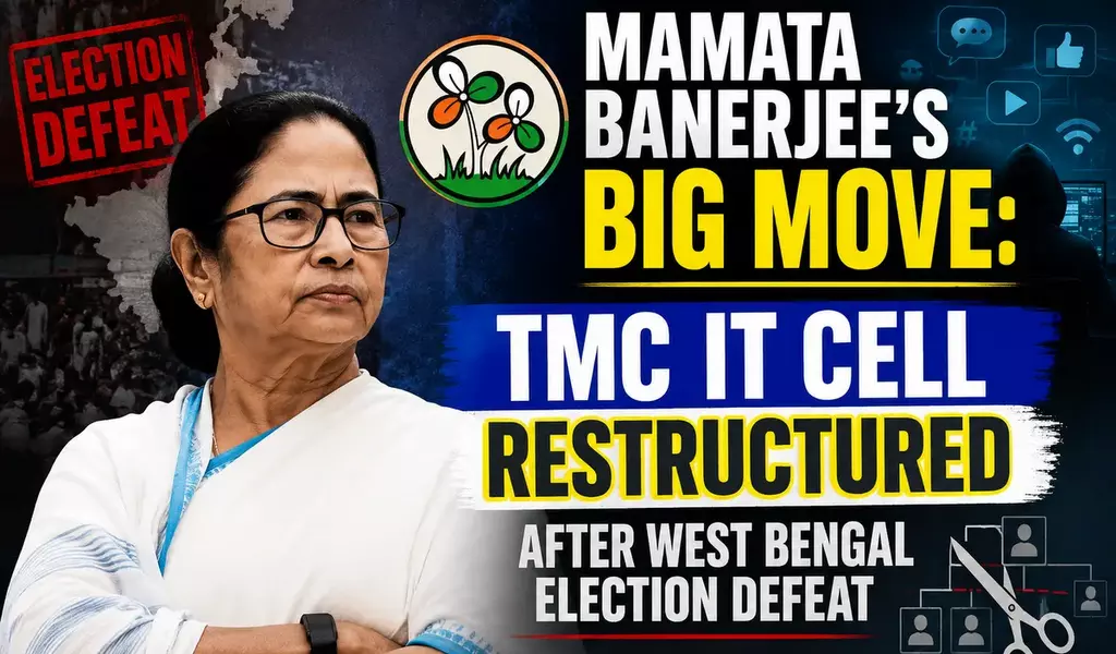 Mamata Banerjee’s Big Move: TMC IT Cell Restructured After West Bengal Election Defeat 1 Mamata Banerjee’s Big Move TMC IT Cell Restructured After West Bengal Election Defeat