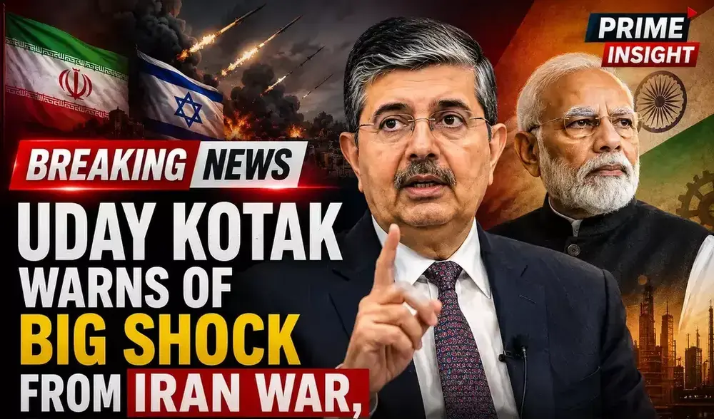 Uday Kotak Warns of Big Shock from Iran War, Backs PM Modi Austerity Call 1 Uday Kotak Warns of Big Shock from Iran War, Backs PM Modi Austerity Call