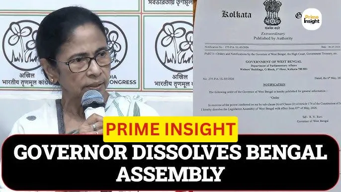 West Bengal Governor RN Ravi Dissolves Assembly and Dismisses Mamata Banerjee Cabinet: Historic Power Shift to BJP 1 West Bengal Governor RN Ravi Dissolves Assembly