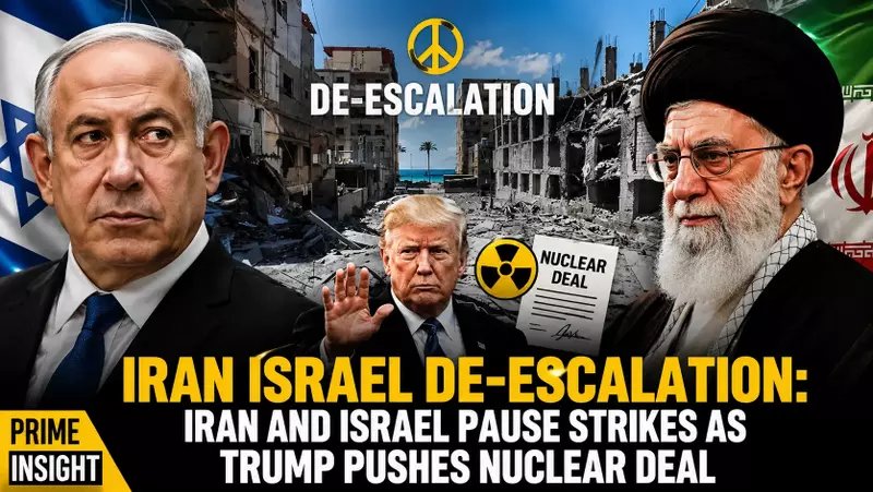 Iran Israel De-escalation: Iran and Israel Pause Strikes as Trump Pushes Nuclear Deal 1 Iran Israel De-escalation