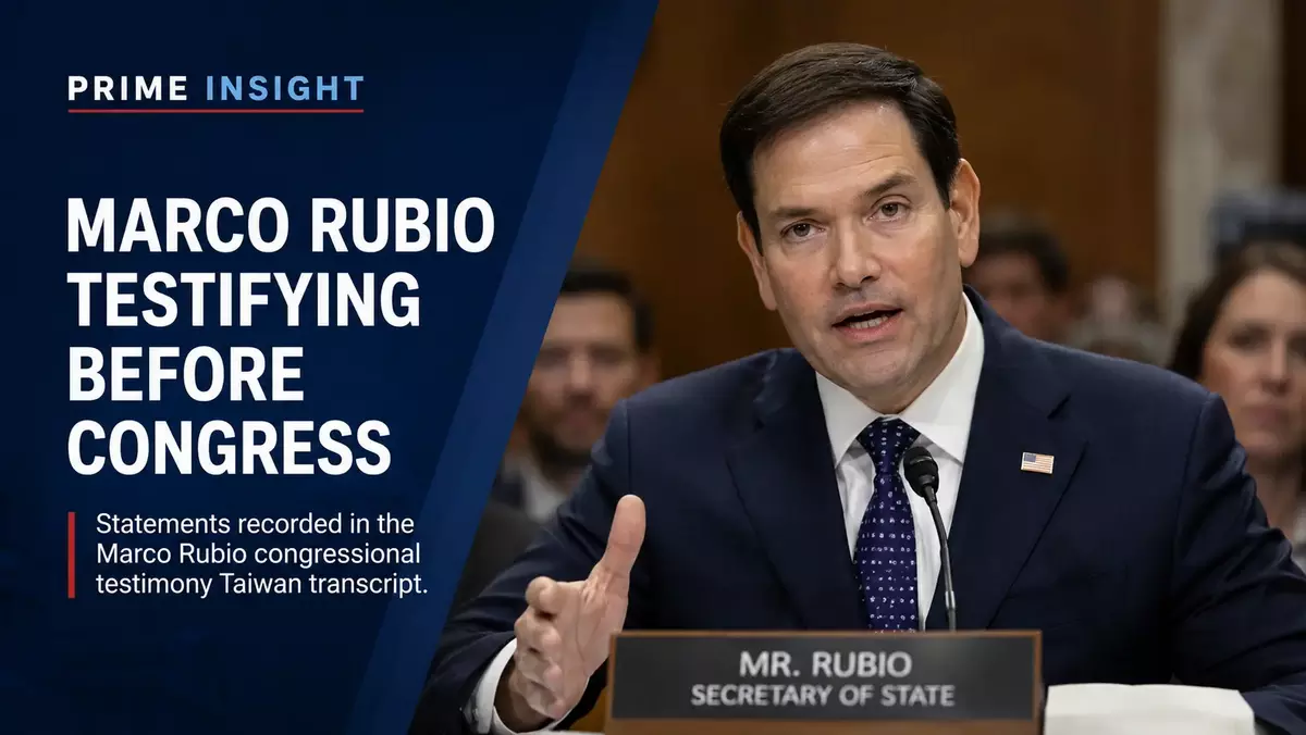 Marco Rubio Congressional Testimony Taiwan Transcript: US Stands Firm 1 Marco Rubio Congressional Testimony Taiwan Transcript