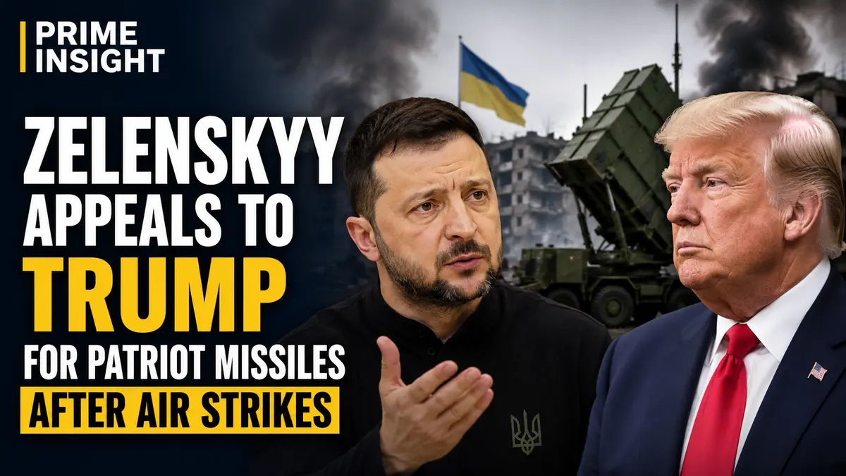 Zelenskyy Appeals to Trump for Patriot Missiles After Air Strikes 1 Zelenskyy Appeals to Trump