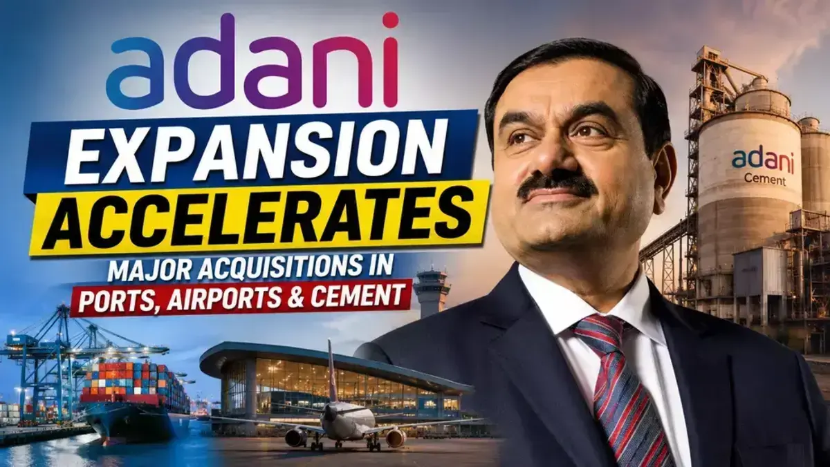 Adani Group Expansion Accelerates with Major Acquisitions in Ports, Airports and Cement 1 Adani Group Expansion